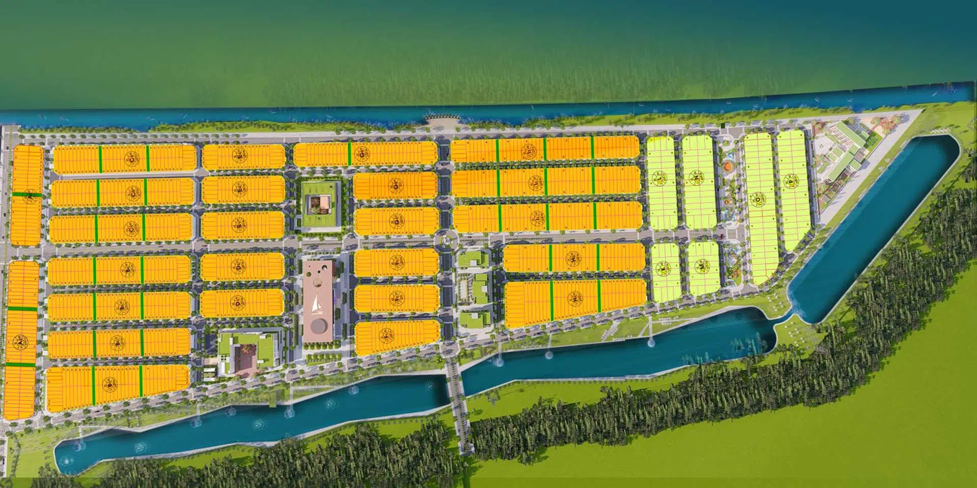 Plan of Dragon Pearl Urban Area Project Duc Hoa Long An